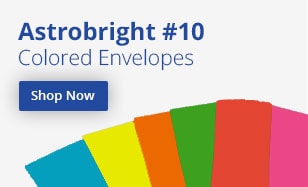 Custom Astrobrite Envelope Printing