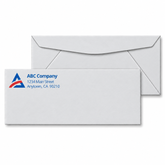 No. 10 Gray Colored Regular Envelope Size: 9 1/2 x 4 1/8