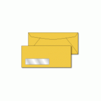 10 Goldenrod Window Envelopes