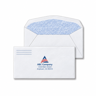 No. 6-3/4 Security Tint Regular Envelope Size: 6 1/2 x 3 5/8