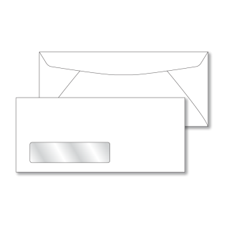 No. 9 White Window Envelope