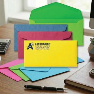 Printed Astrobright Envelopes Starting at $74.95 for 500