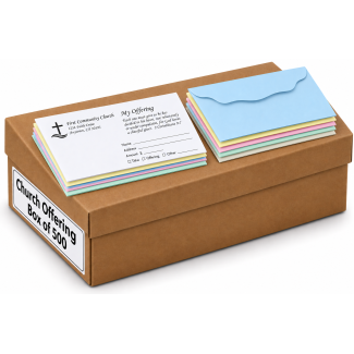 Printed Church Offering Envelopes Starting at $41.95 for 50