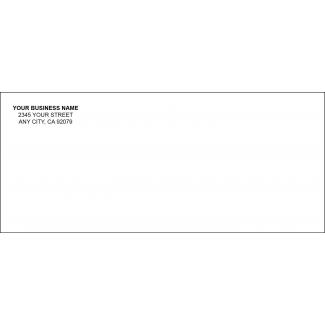 No. 10 White Regular Envelope Template 1