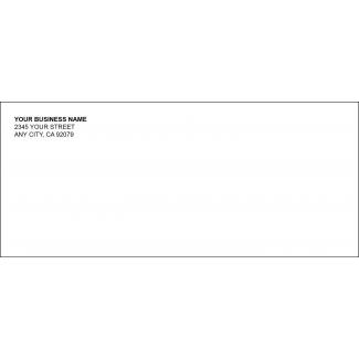 No. 10 White Regular Envelope Template 2