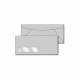 10 Gray Window Envelopes