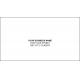 No. 6-3/4 White Regular Envelope Template 3