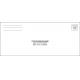 No. 9 White Regular Envelope Template 1