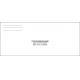 No. 9 White Regular Envelope Template 2