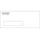 No. 10 White Window Envelope Template 1