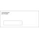 No. 10 White Window Envelope Template 2